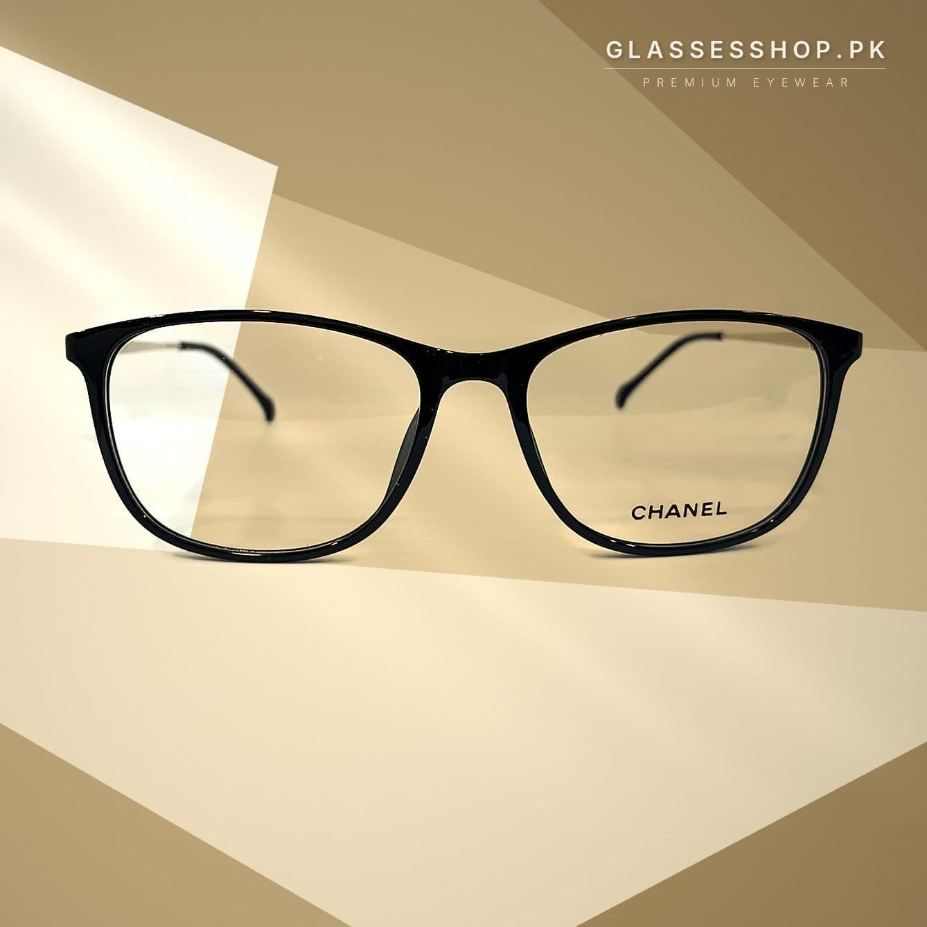 Chanel Black Rectangle Eyeglasses in Pakistan