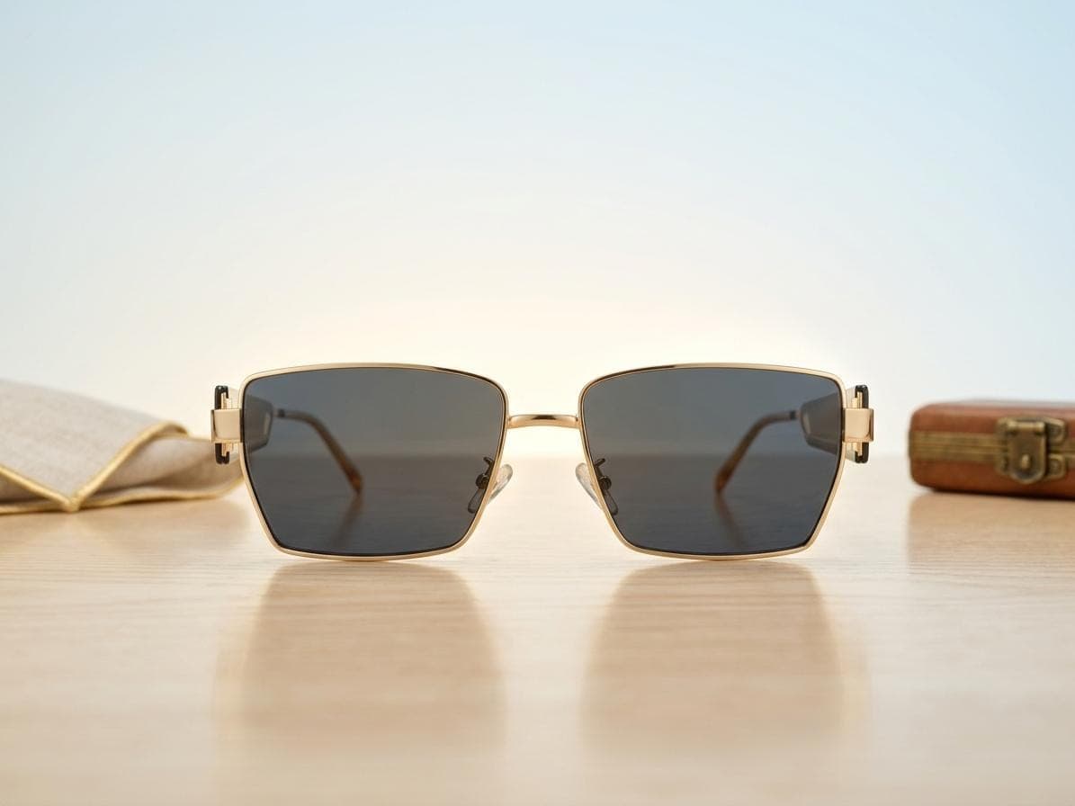 Gold Square Sunglasses in Pakistan